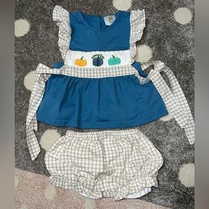 Pumpkin bloomer set